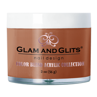 Glam & Glits Acrylic Powder Color Blend (Cream)  Hot Fudge 2 oz - BL3081 - Premier Nail Supply 