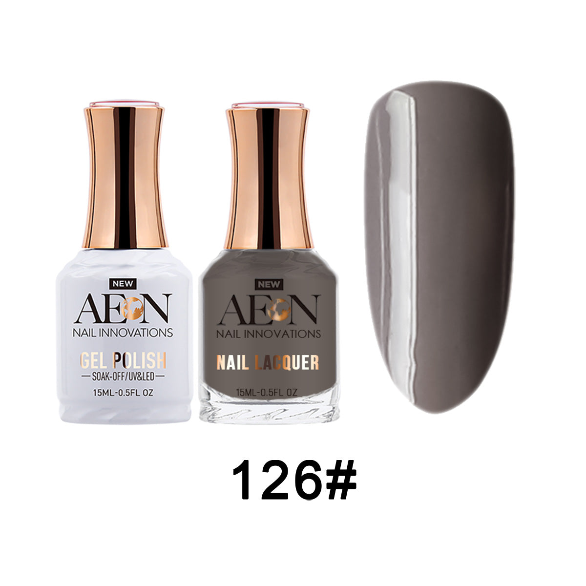 Aeon Gel & Lacquer - Neat Nickles  - #126 - Premier Nail Supply 