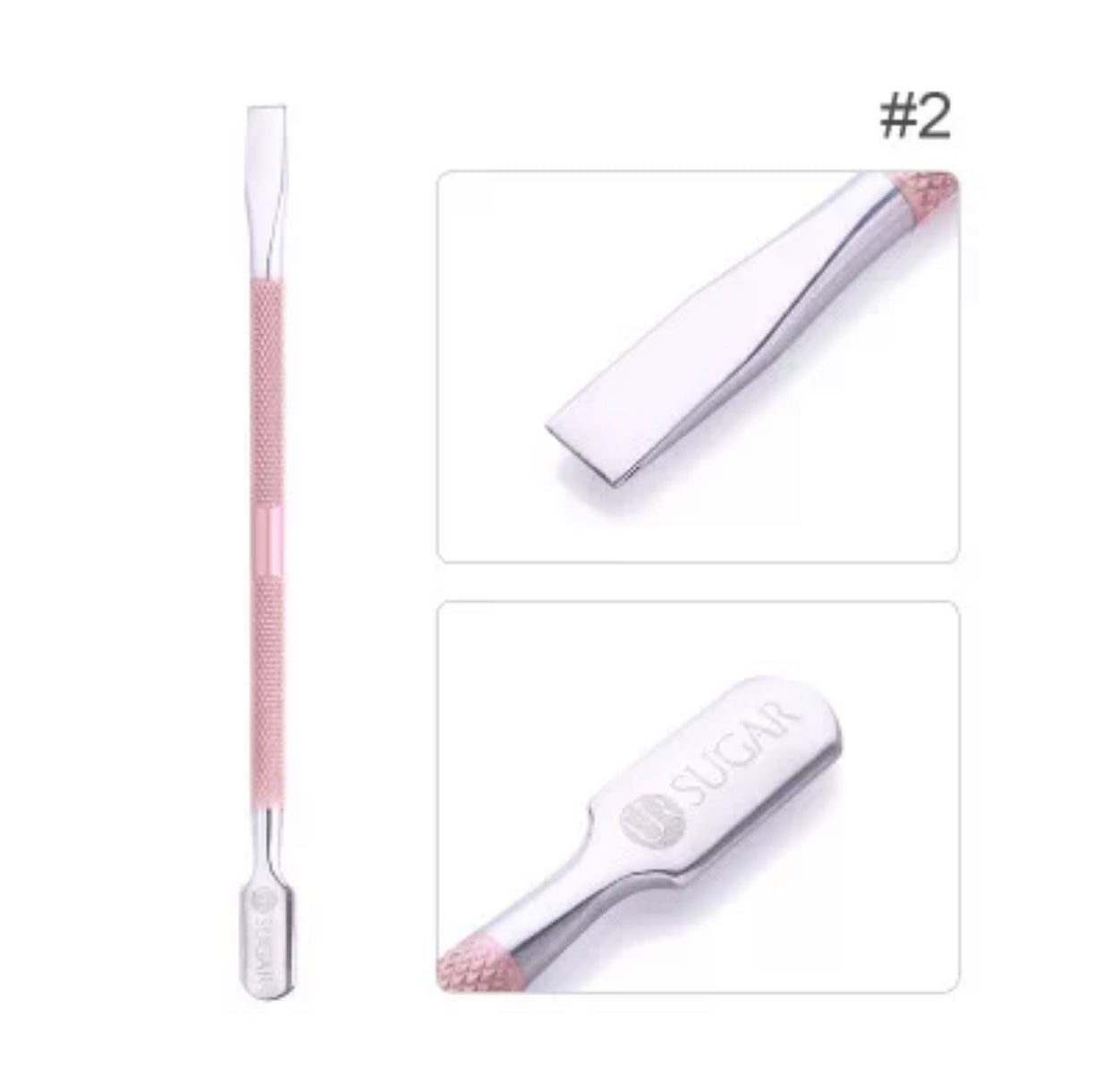 Sugar Cuticle pusher 2way #2 - Premier Nail Supply 