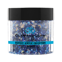 Glam & Glits - Fantasy Acrylic - Blue Smoke 1oz - FAC516 - Premier Nail Supply 