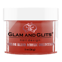 Glam & Glits Acrylic Powder Color Blend Caught Red Handed 2 oz - Bl3042 - Premier Nail Supply 