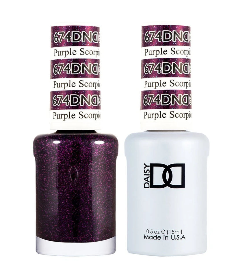 DND  Gelcolor - Purple Scorpio 0.5 oz - #DD674 - Premier Nail Supply 