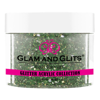Glam & Glits - Glitter Acrylic Powder - Sea Green 2oz - GAC10 - Premier Nail Supply 