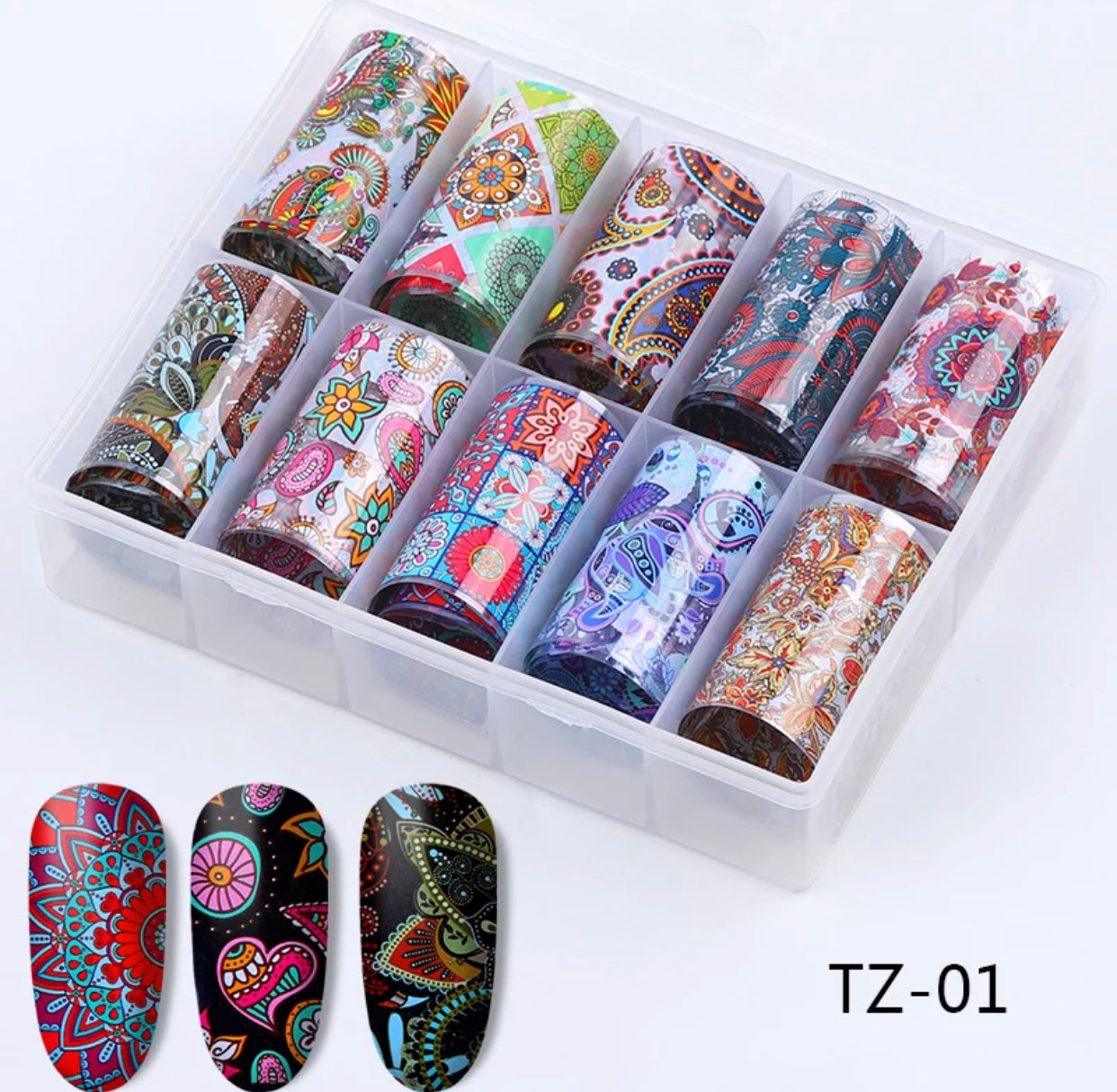 Henna Design Foil TZ-01 - Premier Nail Supply 