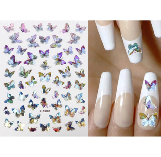 Holographic Butterfly Z-D3707 - Premier Nail Supply 