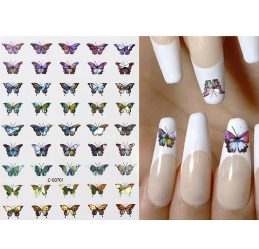 Holographic Butterfly Z-D3701 - Premier Nail Supply 