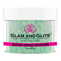 Glam & Glits - Glitter Acrylic Powder - Ocean Spray Jewel 2oz - GAC05 - Premier Nail Supply 