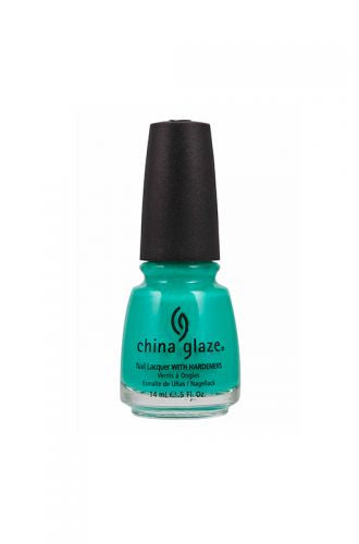 China Glaze Lacquer - Turned Up Turquoise 0.5 oz - # 70345 - Premier Nail Supply 