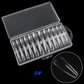 GelTip - Clear tip Coffin - #CN005 - Premier Nail Supply 