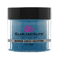 Glam & Glits Diamond Acrylic (Shimmer) Deep Blue 1oz - DAC84 - Premier Nail Supply 