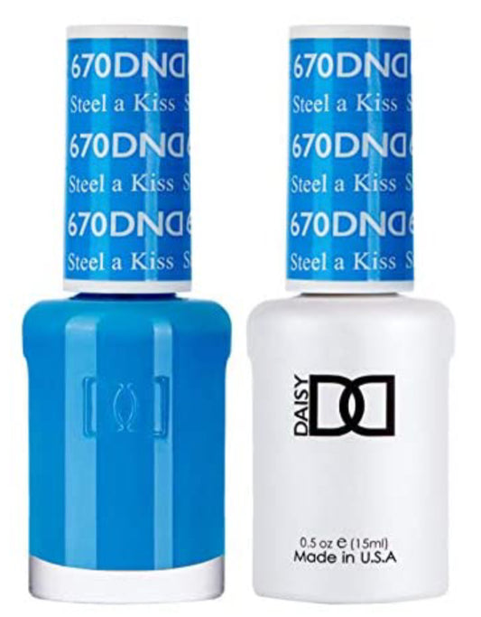DND  Gelcolor - Steel A Kiss 0.5 oz - #DD670 - Premier Nail Supply 