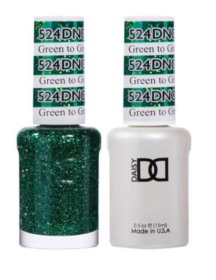 DND  Gelcolor - Green To Green 0.5 oz - #DD524 - Premier Nail Supply 