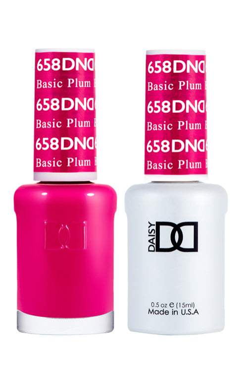 DND  Gelcolor - Basic Plum 0.5 oz - #DD658 - Premier Nail Supply 