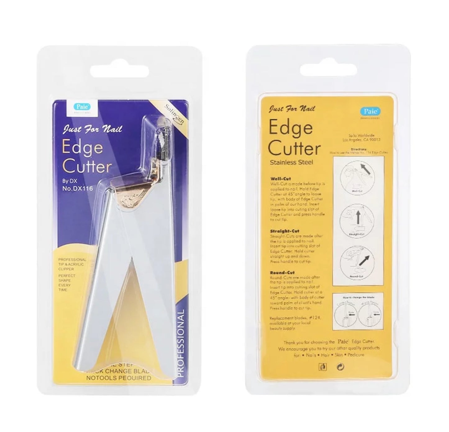 EDGE Professional Nail Cutter Silver - Premier Nail Supply 