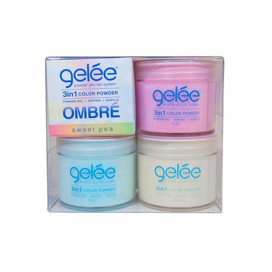 Gelee 3 in Ombre Powder - Sweet Pea Ombré Set - #GOM02 - Premier Nail Supply 