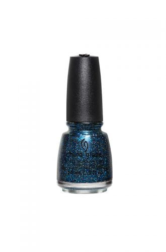 China Glaze Nail Lacquer  - Star Hopping (Midnight Blue Holographic Glitter) 0.5 oz  - # 82700 - Premier Nail Supply 