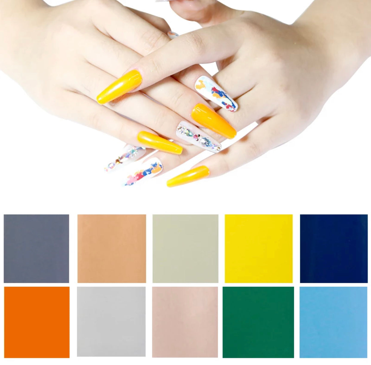 Transfer Foil set M-64 - Premier Nail Supply 