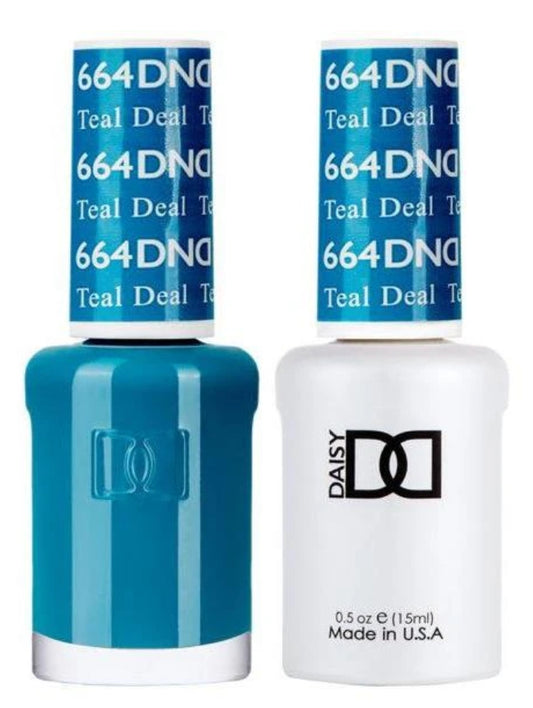 DND  Gelcolor - Teal Deal 0.5 oz - #DD664 - Premier Nail Supply 