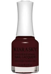 Kiara Sky Nail lacquer - Riyalistic Maroon 0.5 oz - #N545 - Premier Nail Supply 