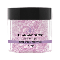 Glam & Glits Matte Acrylic Powder Lavender Ice 1oz - MAT612 - Premier Nail Supply 