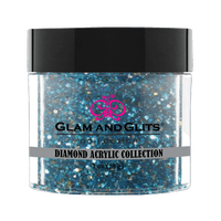 Glam & Glits Diamond Acrylic (Glitter) Icey Blue 1oz - DAC54 - Premier Nail Supply 