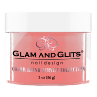 Glam & Glits Acrylic Powder Color Blend Peach Please 2 oz - Bl3022 - Premier Nail Supply 