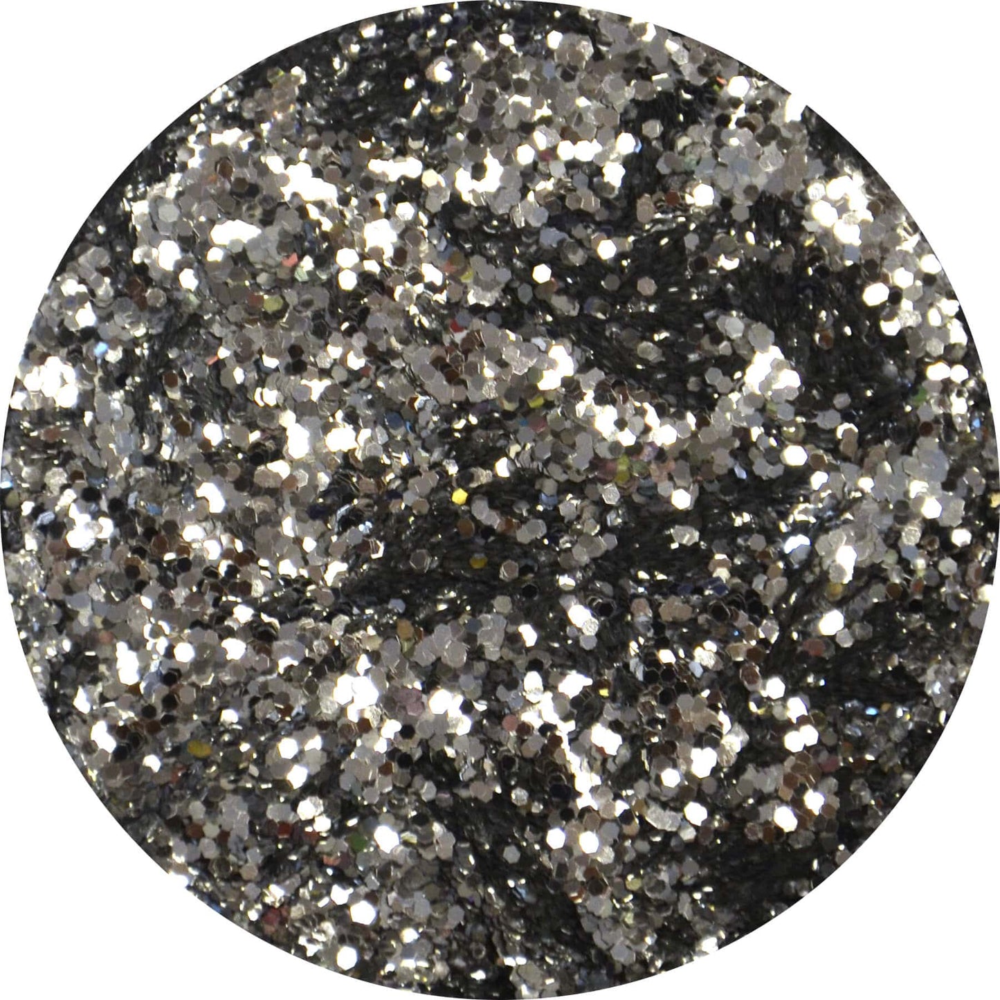 Effx Glitter - Silver Hex 2.5 oz - #GFX26 - Premier Nail Supply 