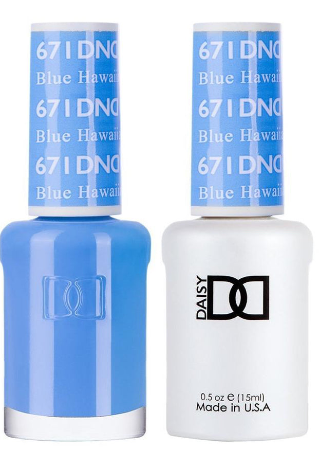 DND  Gelcolor - Blue Hawaiian 0.5 oz - #DD671 - Premier Nail Supply 