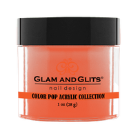 Glam & Glits Color Pop Acrylic (Cream) Coral 1 oz - CPA368 - Premier Nail Supply 