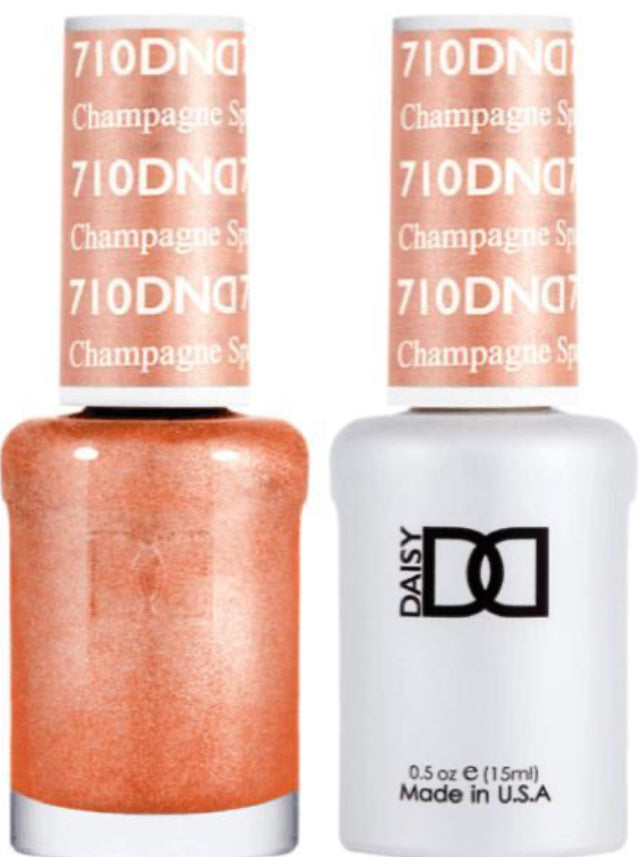 DND  Gelcolor - Champagne Sparkles 0.5 oz - #DD710 - Premier Nail Supply 