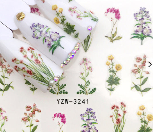Spring Flowers YZW-3241 - Premier Nail Supply 