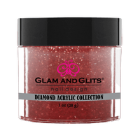 Glam & Glits Diamond Acrylic (Shimmer) - Ruby Red 1 oz - DAC89 - Premier Nail Supply 