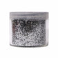 Effx Glitter - Silver Hex 2.5 oz - #GFX26 - Premier Nail Supply 