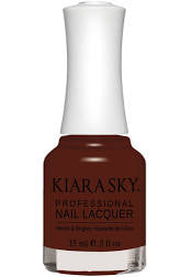 Kiara Sky Nail lacquer - Haute Chocolate 0.5 oz - #N571 - Premier Nail Supply 