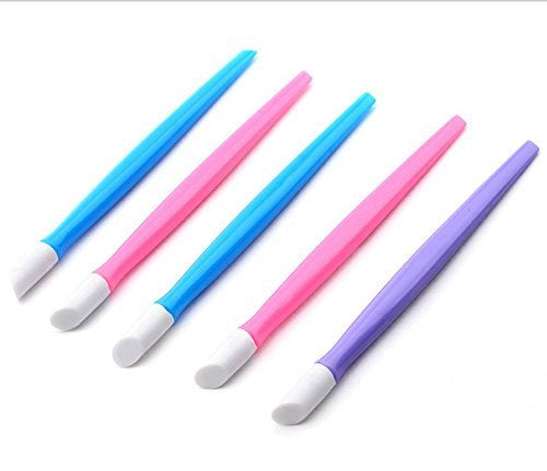 Plastic Handle Nail Art Tool Nail Acrylic Cuticle Pusher Cleaner 1 piece - Premier Nail Supply 