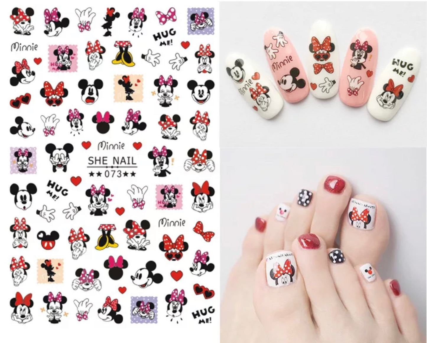 Minnie Mouse - She 073 - Premier Nail Supply 