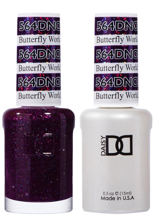 DND  Gelcolor - Bufferfly World ,Fl 0.5 oz - #DD564 - Premier Nail Supply 