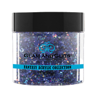 Glam & Glits - Fantasy Acrylic - Bluetiful 1oz - FAC525 - Premier Nail Supply 