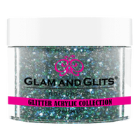 Glam & Glits - Glitter Acrylic Powder - Peacock- 2oz GAC33 - Premier Nail Supply 