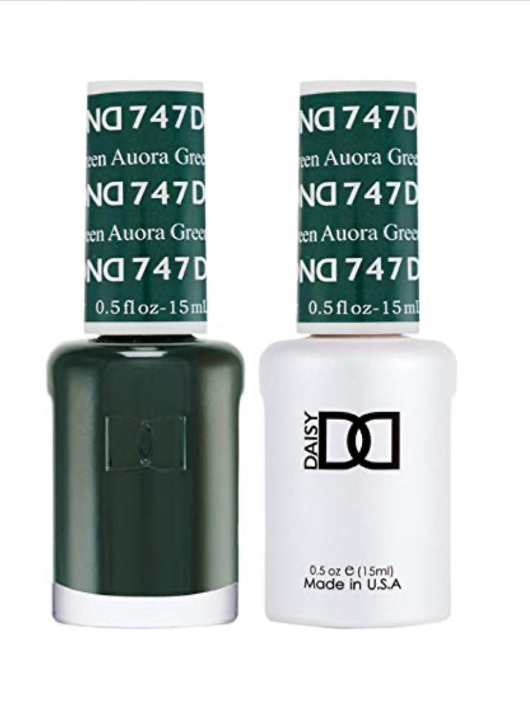DND  Gelcolor - Auora Green 0.5 oz - #DD747 - Premier Nail Supply 