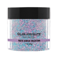 Glam & Glits Matte Acrylic Powder Cotton Candy 1oz - MAT626 - Premier Nail Supply 