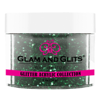 Glam & Glits - Glitter Acrylic Powder - Emerald Green- GAC08 - Premier Nail Supply 