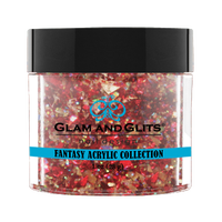 Glam & Glits - Fantasy Acrylic - Red Mist 1oz - FAC510 - Premier Nail Supply 