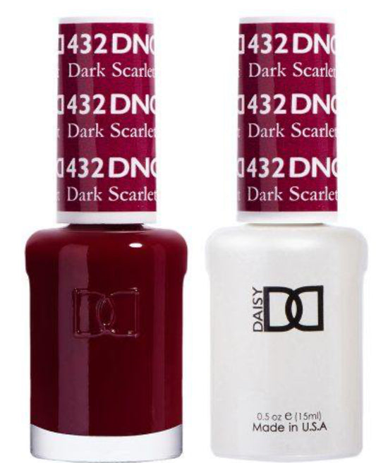 DND  Gelcolor - Dark Scarlet 0.5 oz - #DD432 - Premier Nail Supply 