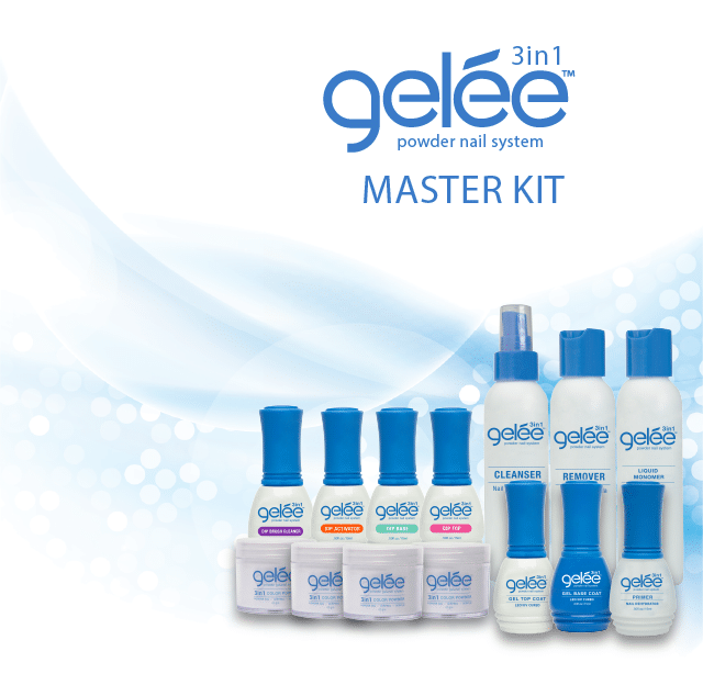 Gelée 3in1 Powder Nail System Master Kit - #GLMK01 - Premier Nail Supply 