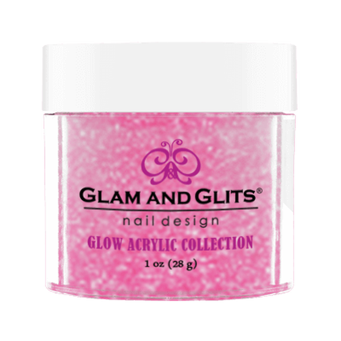 Glam & Glits Glow Acrylic (Cream) Electric Love 1oz - GL2048 - Premier Nail Supply 