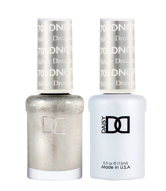 DND  Gelcolor - Silver Dreamer 0.5 oz - #DD705 - Premier Nail Supply 