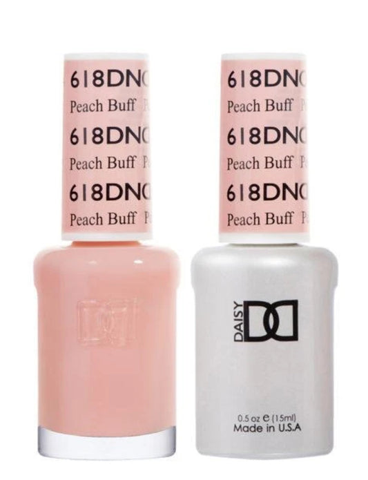 DND  Gelcolor - Peach Buff 0.5 oz - #DD618 - Premier Nail Supply 