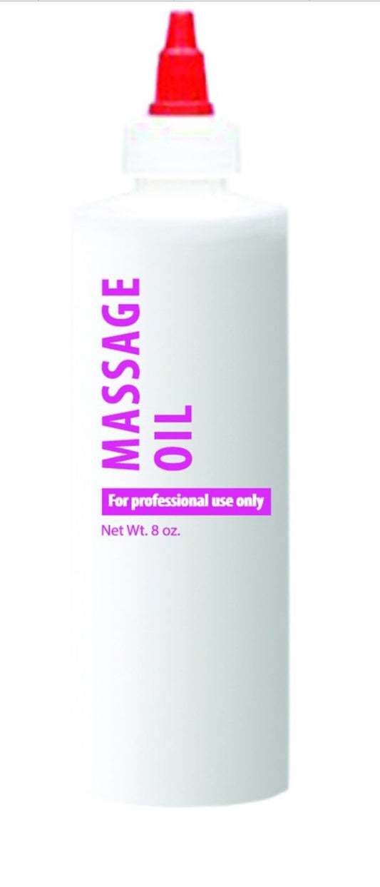 Empty Massage Oil Bottle 8oz - Premier Nail Supply 