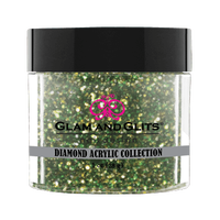 Glam & Glits Diamond Acrylic (Glitter) Green Smoke 1oz - DAC57 - Premier Nail Supply 